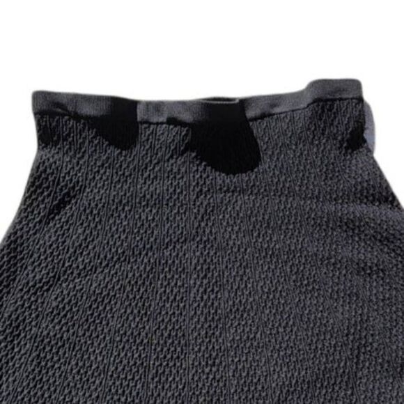 Vtg Cabi Textured Amelie Skirt Parochial School Girl A-line Quilted Mini Blk - Picture 5 of 7